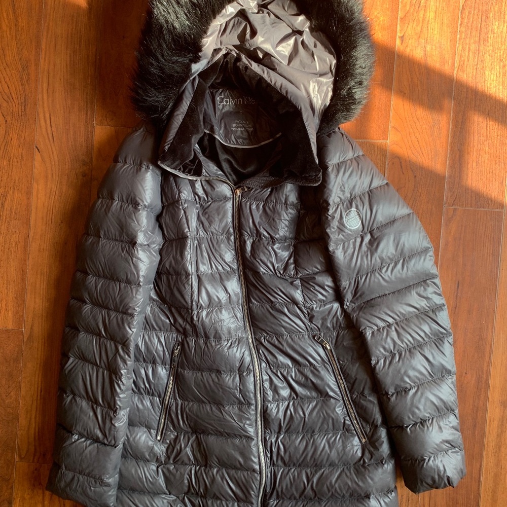 Calvin Klein Knee length down jacket